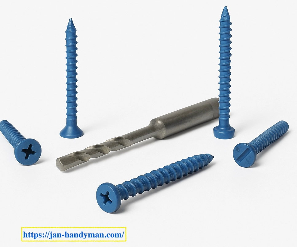 Tools used for concrete installation-Tapcon type