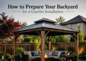 How to Prepare Your Backyard for a Gazebo Installation
