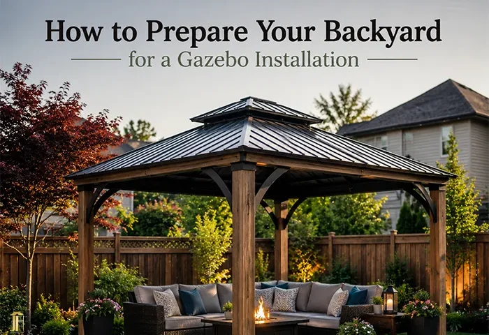 How to Prepare Your Backyard for a Gazebo Installation