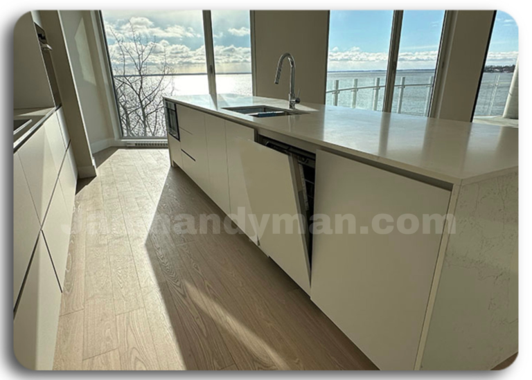 IKEA base cabinet assembly for a Toronto kitchen