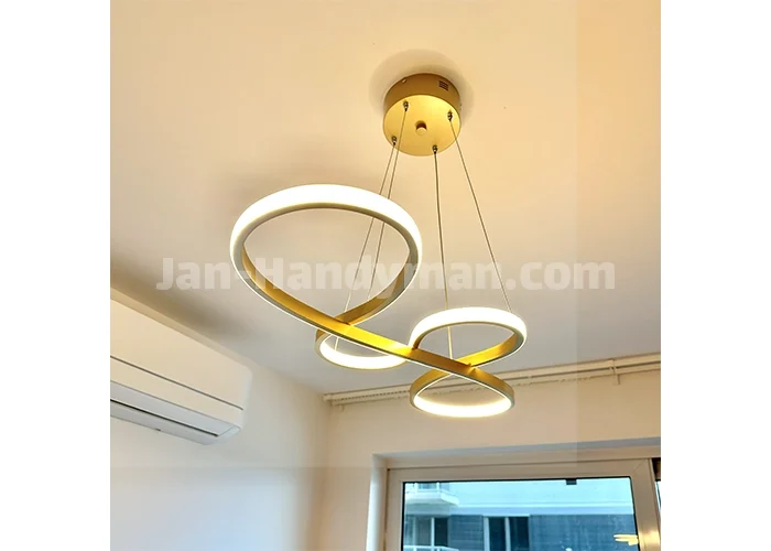 Chandelier installation in Toronto